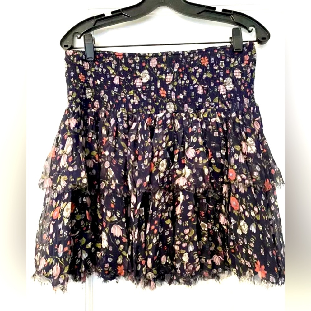 Rebecca Taylor Floral Skirt Size L